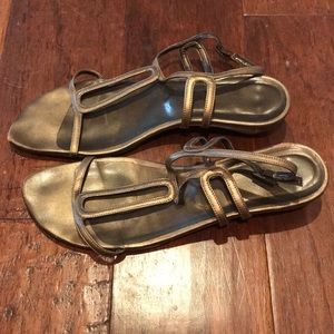 Stuart Weitzman Leather Sandals Size 8 1/2